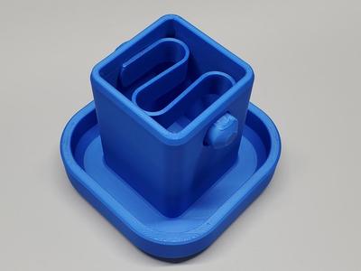 Blank Hitch Cover with Compliant Spring Lock Mechanism