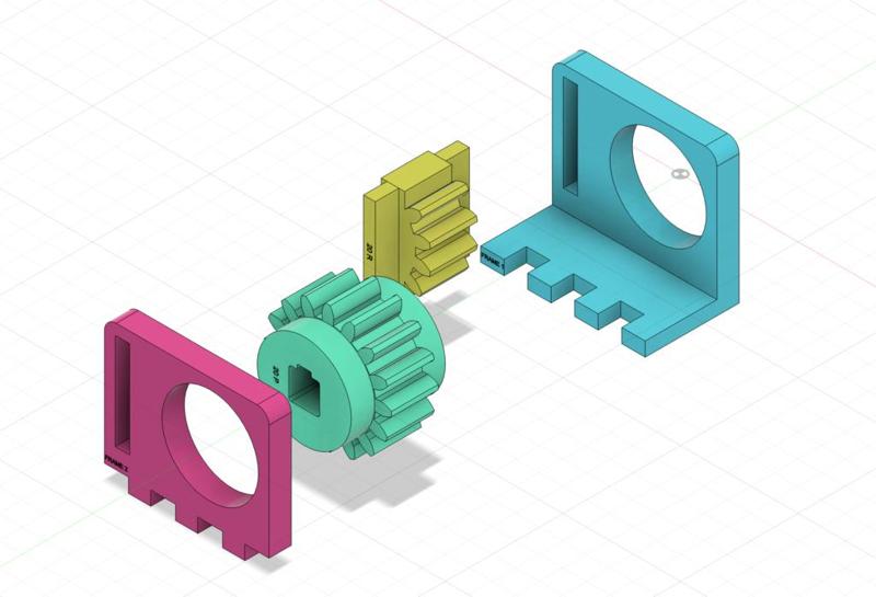 Science - Testing gears with different pressure angles