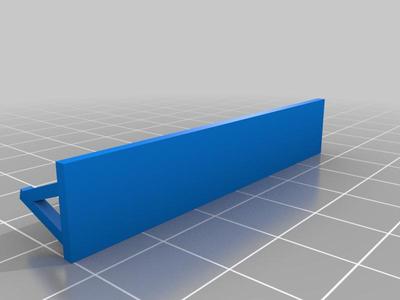 Sign Holder for HO Scale Farm Tractor and Trailer Service and Sales