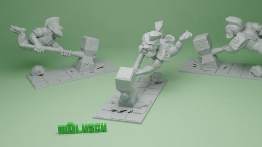 Dwarf Berserker - stature