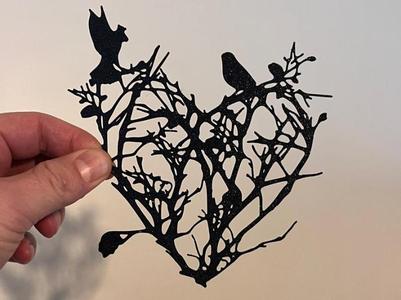 Wall Art - Birds And Tree