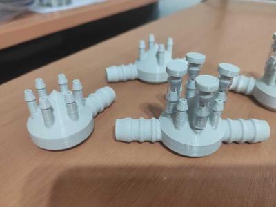 All-in-one, Irrigation regular/T-hose connectors to 4, 6 or 8 micro drip adapters plus end cap