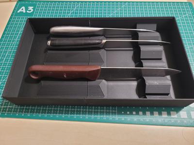 Gridfinity Knives Rack
