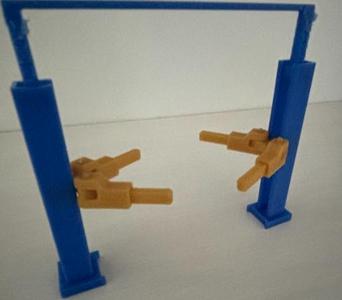 Simple Matchbox/Hotwheels Sized 2 Post Lift