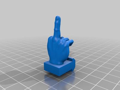 Ender 3 Middle finger Decorative