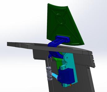 R6 Dome Pie Panel Hinge