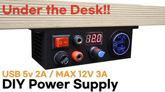 Power Supply Under the Desk