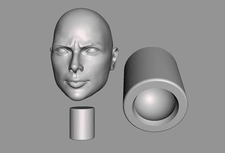 Neck Pin Adapter1/6 Phicen TBLeague Bodies