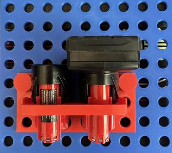 M12 Battery holder for Twist-Lock Board by Shurdle3D