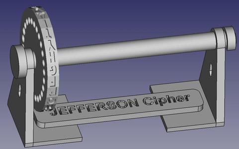 Jefferson Cipher stand