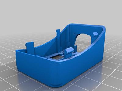 HDZero Goggle + SkyZoneSteadyviewX cover (Extended for stackable pins)