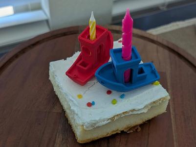 Benchy Birthday Candles