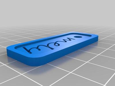 Llavero con el nombre Melina