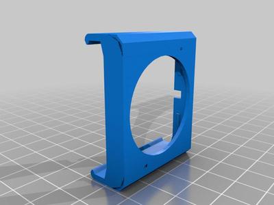 HDZero Goggles Secure Rail Mount for TrueRC Patch Antennas - Chamfered