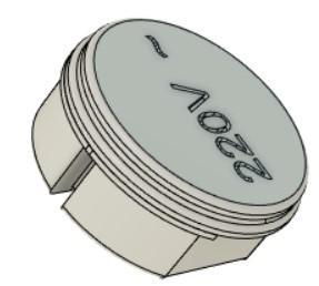 220V verdeelsteker blok bescherm deksel