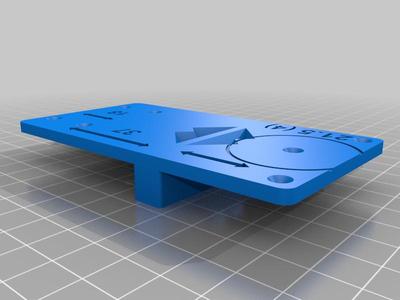 Hinge template jig - parametric