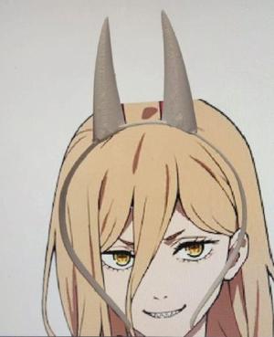 [ Chainsaw Man] Power headband with horns