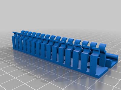 Slotted cable duct