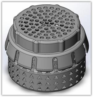 CONTAINER FOR SILICA GEL