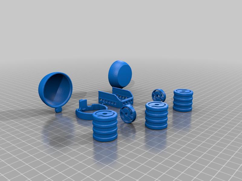 A bunch of ozobot accessories