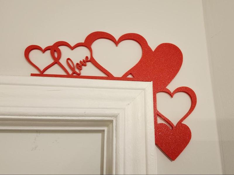 Love Heart door corner (2 models, left and right)