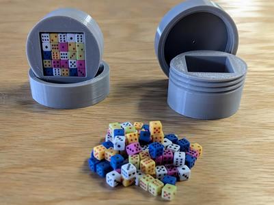 100 Mini Dice Holder... for science!