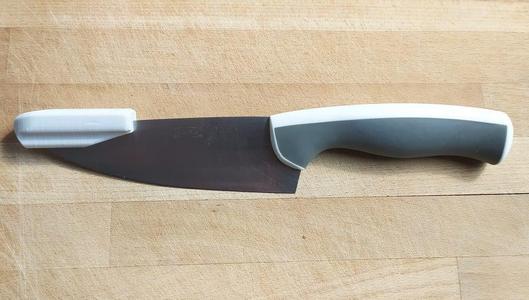 Detachable second handle for knife