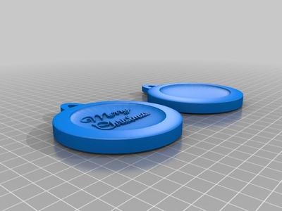 ornament disk template
