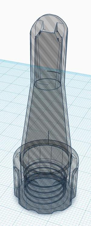 smooth inside, nozzle for silicone cartridge