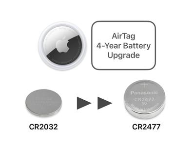AirTag 4-Year Battery Upgrade CR2477