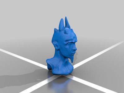Head_model, busta