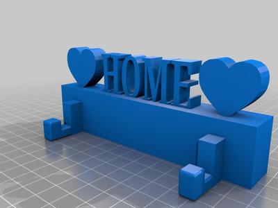 Heart home key hook