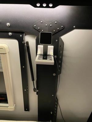 Phone Charger Wall Mount for Magnetic Steel Walls (Taxa Mantis Camper) 