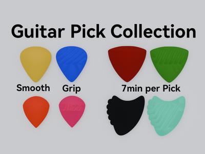 Guitar pick collection