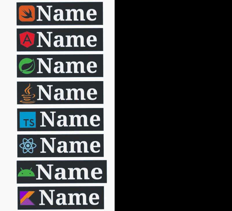 Developer nametags