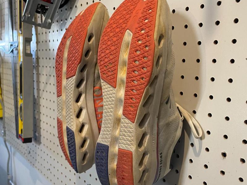 Peg Board Shoe Hook