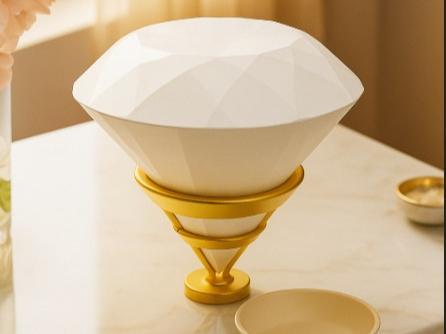 Diamond-shaped Jewelry Box
