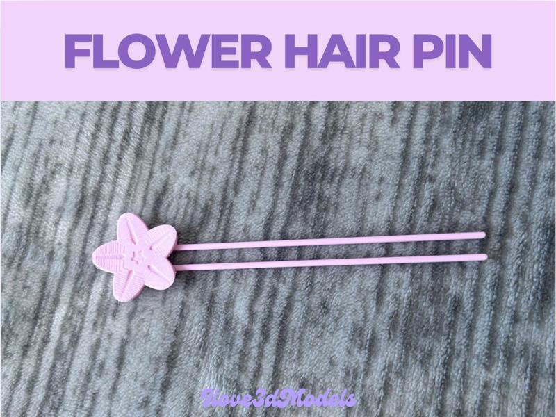 Flower Hair Pin