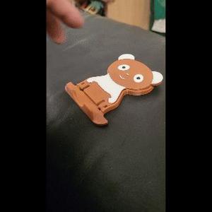 Bear mini smartphone holder