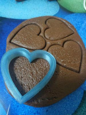 Cookie form heart