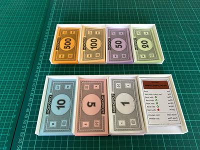 Monopoly money tray