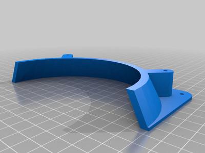 120mm to 140 mm fan adapter for small printers
