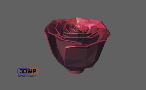 Jillian's Rose Fixed (Made Solid With MeshMixer)