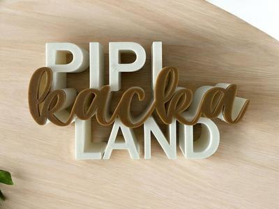 Pipi Kacka Land // Lettering