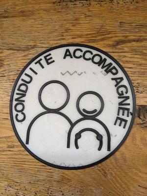 conduite accompagnée badge