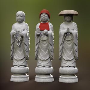 Kasa Jizō (笠地蔵), O-jizo-sama(お地蔵さま), Ksitigarbha