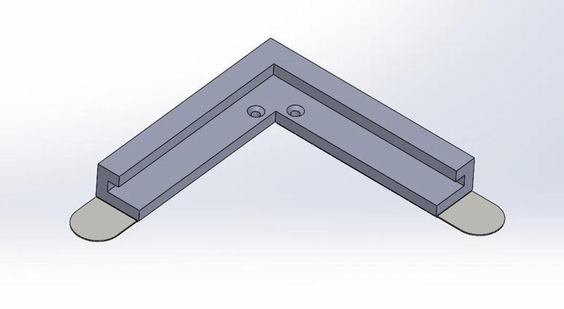 Poster board corner bracket   