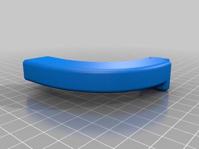 Filament guide with dust filter for the ender 3