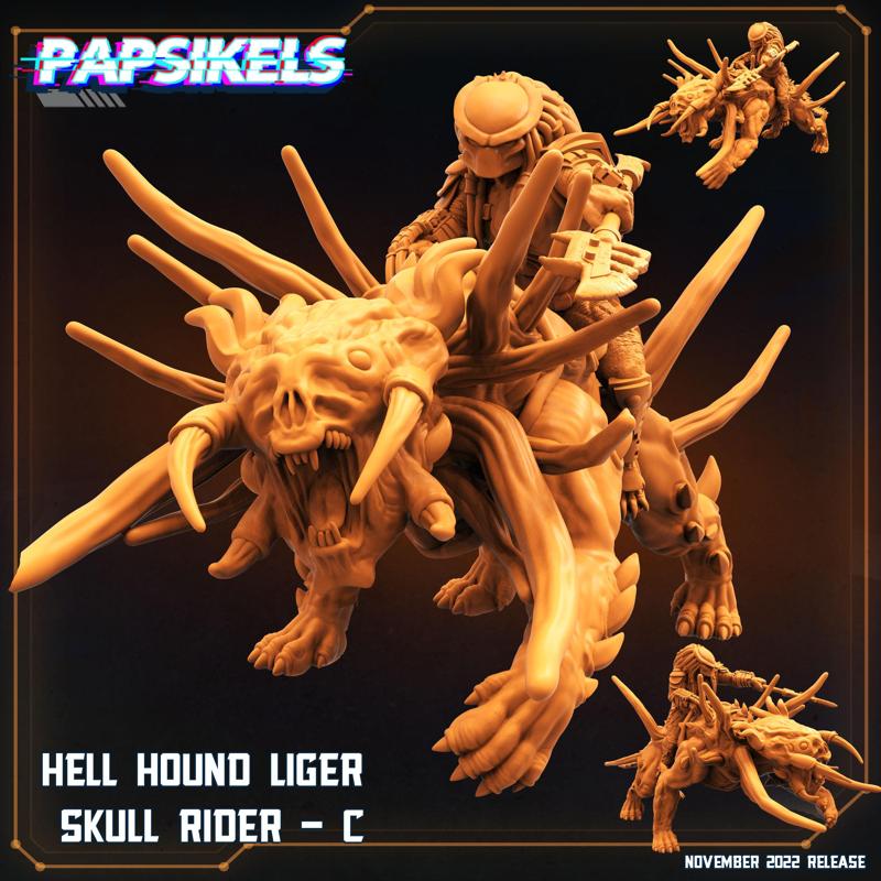 HELL HOUND LIGER SKULL RIDER - C