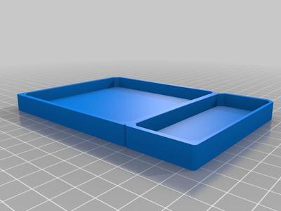 Rugged Desktop Organizer: Bottom part with shelf